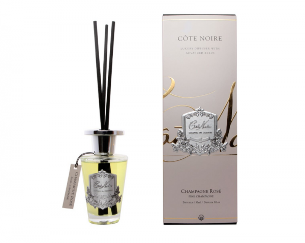 Cote Noire 150ml Diffuser Set – Pink Champagne – Silver