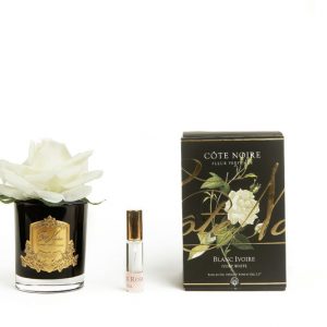 Cote Noire Perfumed Natural Touch Rose In Black – Ivory White