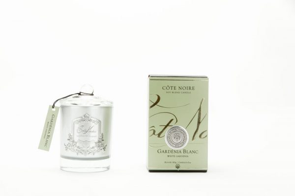 Côte Noire 185g Soy Blend Candle – Gardenia – Silver