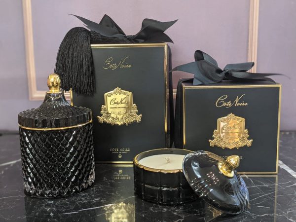 Côte Noire Art Deco Candle – Black