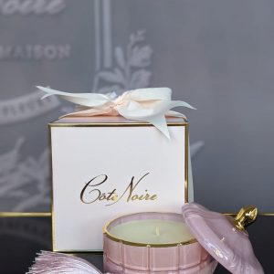 Côte Noire Art Deco Candle – Pink