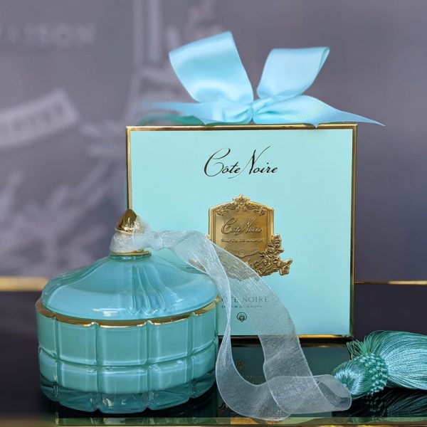 Côte Noire Art Deco Candle – Tiffany Blue