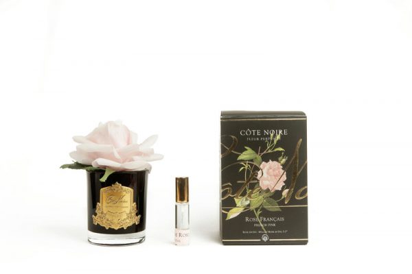 Côte Noire Perfumed Natural Touch Single Rose – Black – French Pink