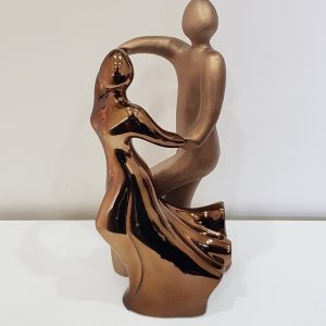 Dancing Brass Gold Couple