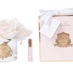 Cote Noire Perfumed Natural Touch 5 Roses – Clear – Pink Blush – Pink Box