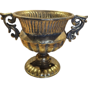 Iakobos Metal Vase Gold