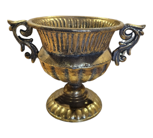 Iakobos Metal Vase Gold