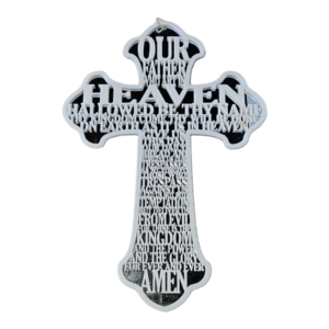 Elegant Cut-out Orthodox Cross Silver