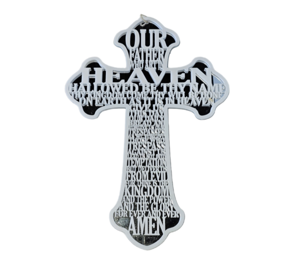 Elegant Cut-out Orthodox Cross Silver