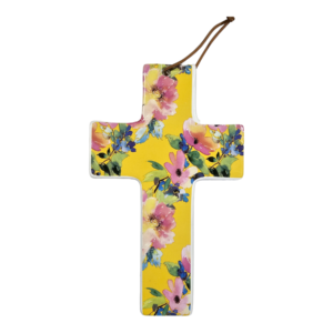 Hanging Cross Sunshine Floral Large