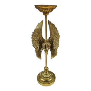 Gold Safari Wings Candle Holder