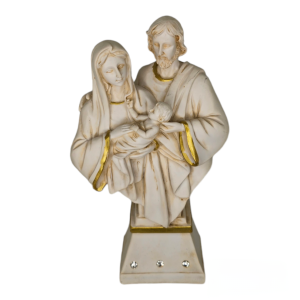 Holy Family Statue Ivory/Gold