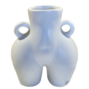 Ceramic Booty Pot White