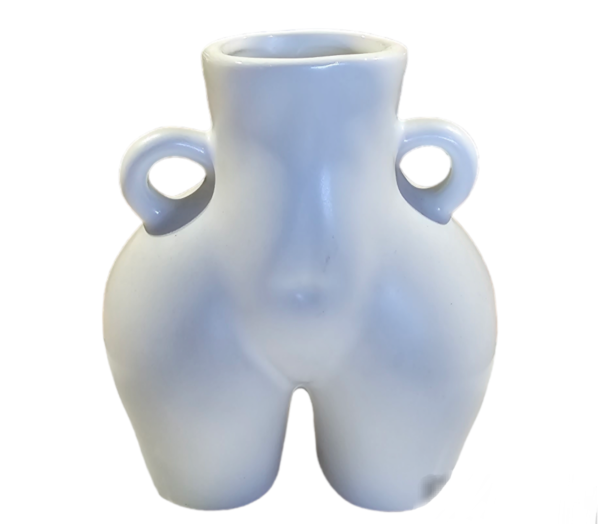 Ceramic Booty Pot White