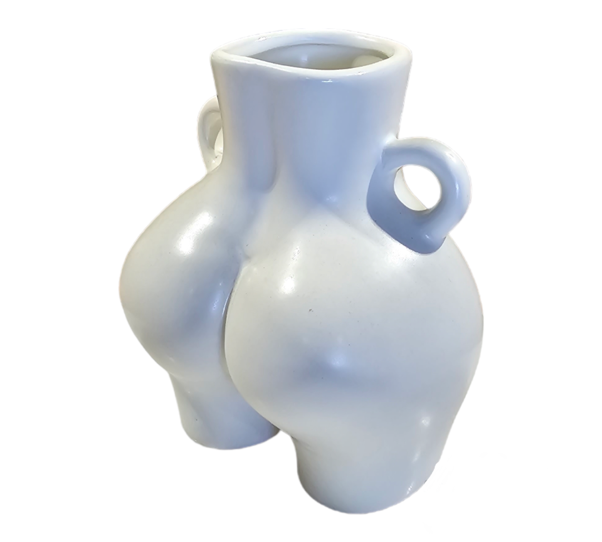 Ceramic Booty Pot White