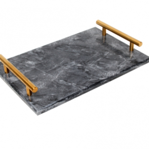 Marble Tray Midnight Gold