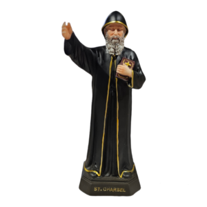 Saint Charbel Statue Small Gold