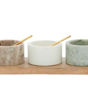 Mist Marble Bowls S/3