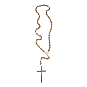 Large Wall Hung Timber Rosary Beads