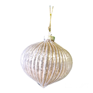 Champagne Glass Onion Finial Decoration Bauble S2