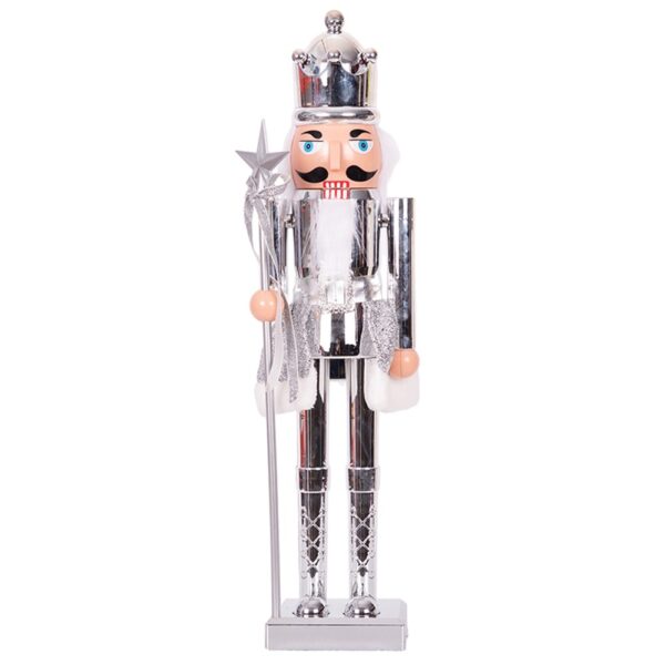 Silver Nutcracker Large