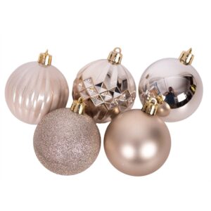 Gilded Christmas Shatterproof Baubles