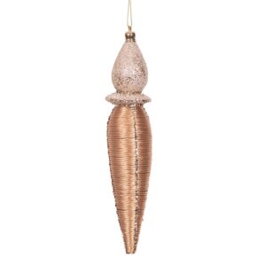 45cm Champagne Finial Tree Ornament