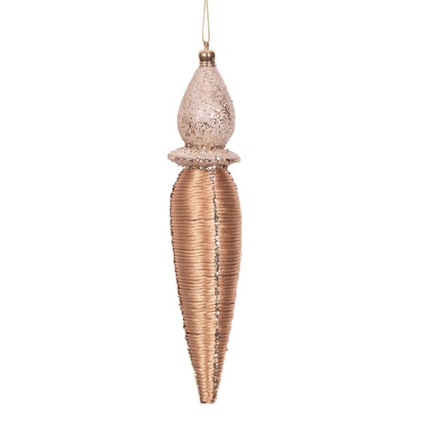 45cm Champagne Finial Tree Ornament