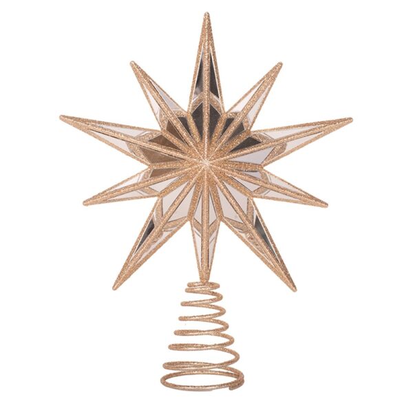 Celestial Star Mirror Tree Topper