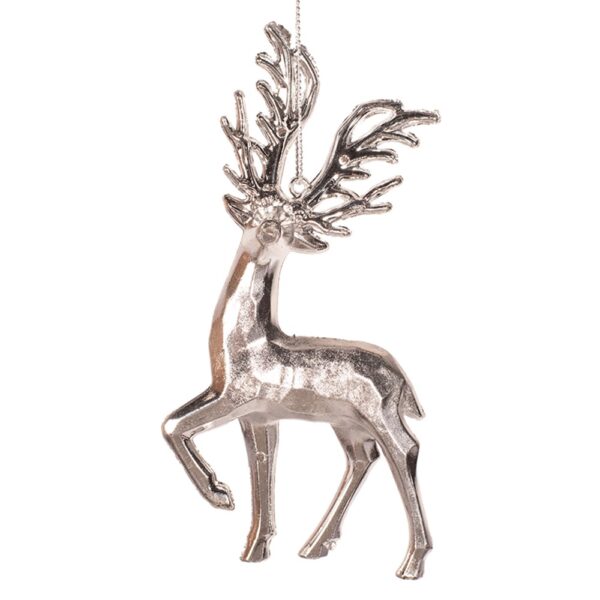 Silver Acrylic Reindeer