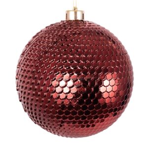 Large Burgundy Bauble