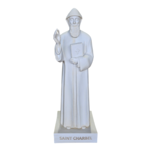 Outdoor Saint Charbel Ivory Statue