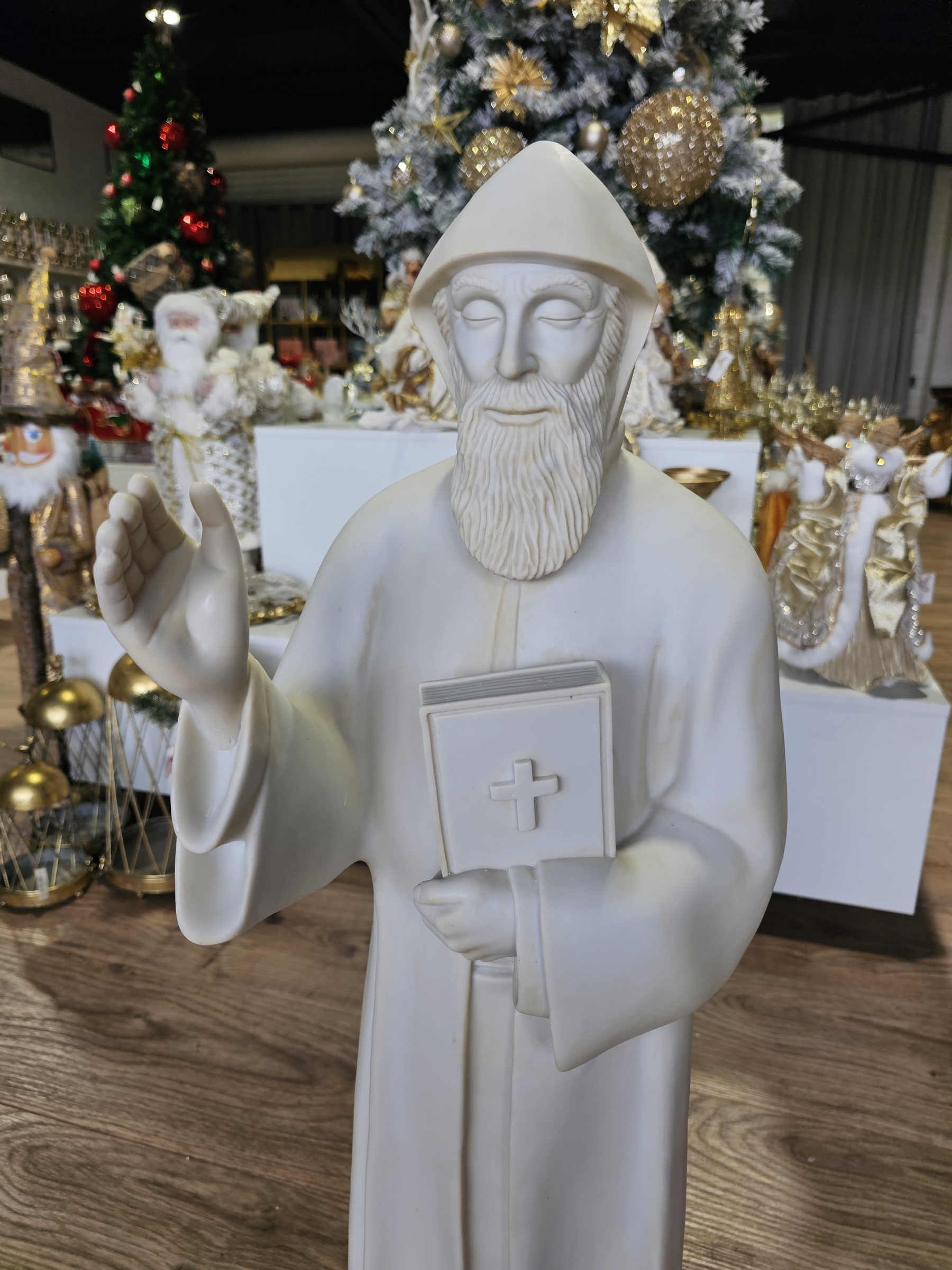 Outdoor Saint Charbel Ivory Statue