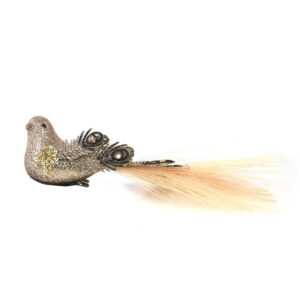 Luxury Gold Glitter Bird Clip