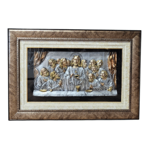 Handcrafted 3D Last Supper Wall Art Frame
