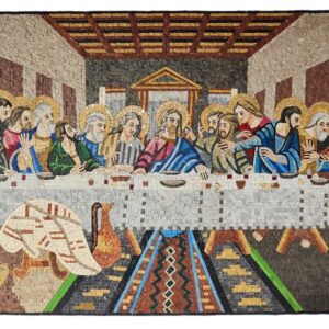 Handcrafted Last Supper Mosaic Wall Art