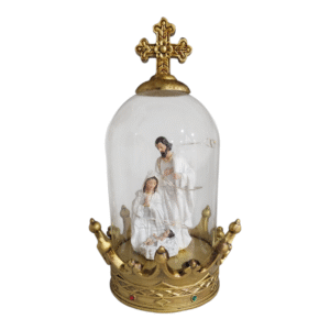 Holy Family Under Glass Crown Dome