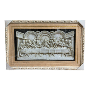 The Last Supper 3D Wall Art – Luxuriously Framed Christian Masterpiece