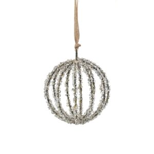 Frosted Hanging Tree Ornament