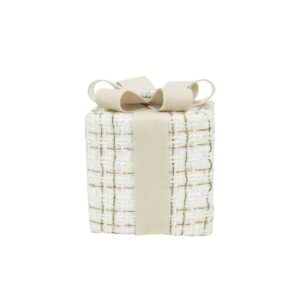 Small Ivory Tweed Gift Box