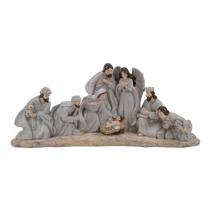 Elegant Holy Family Nativity Scene – Neutral Ivory Finish