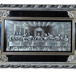 The Last Supper Heritage With Mirror Frame – Silver Finish