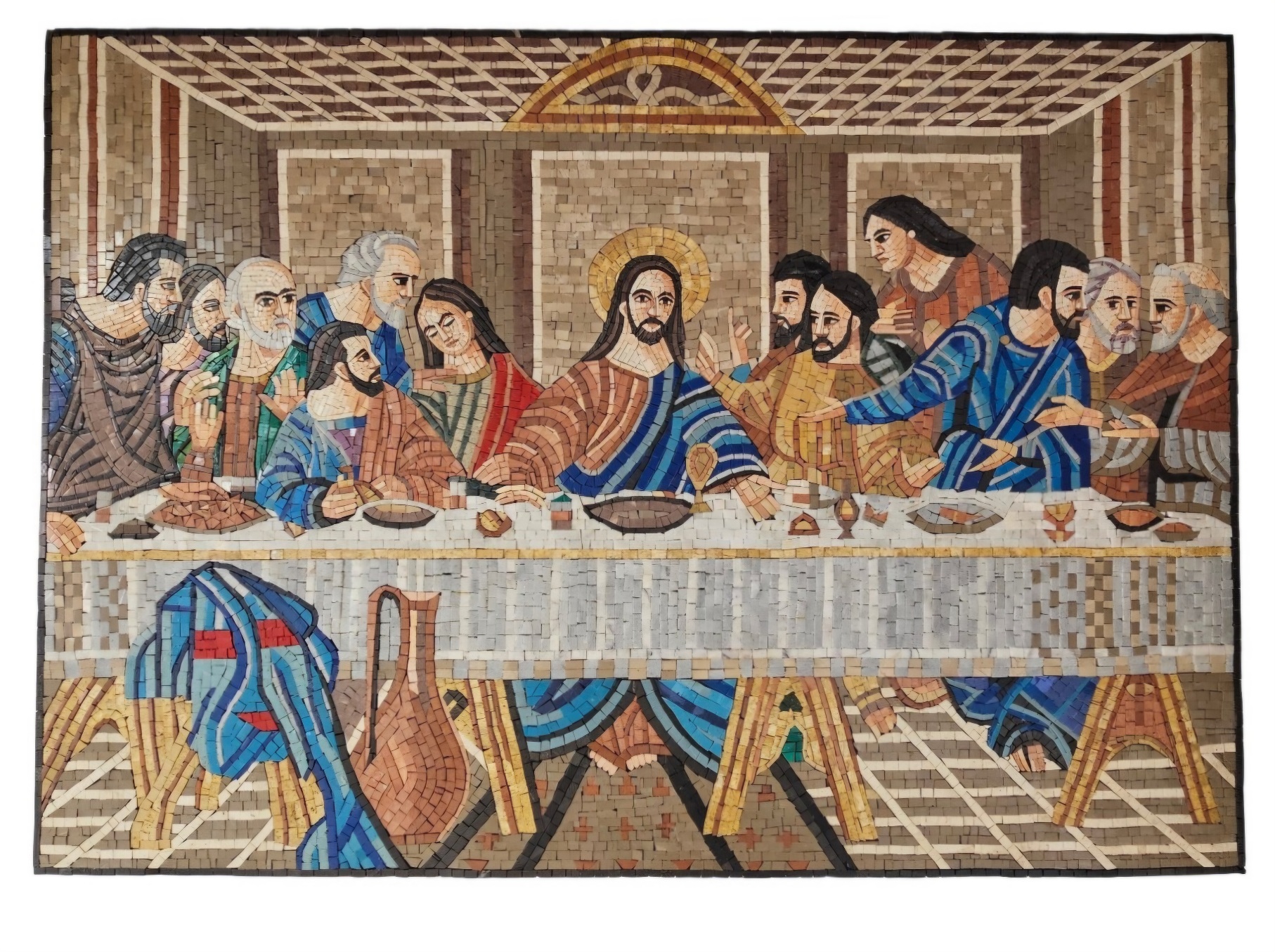 The Last Supper – Handmade Lebanese Mosaic